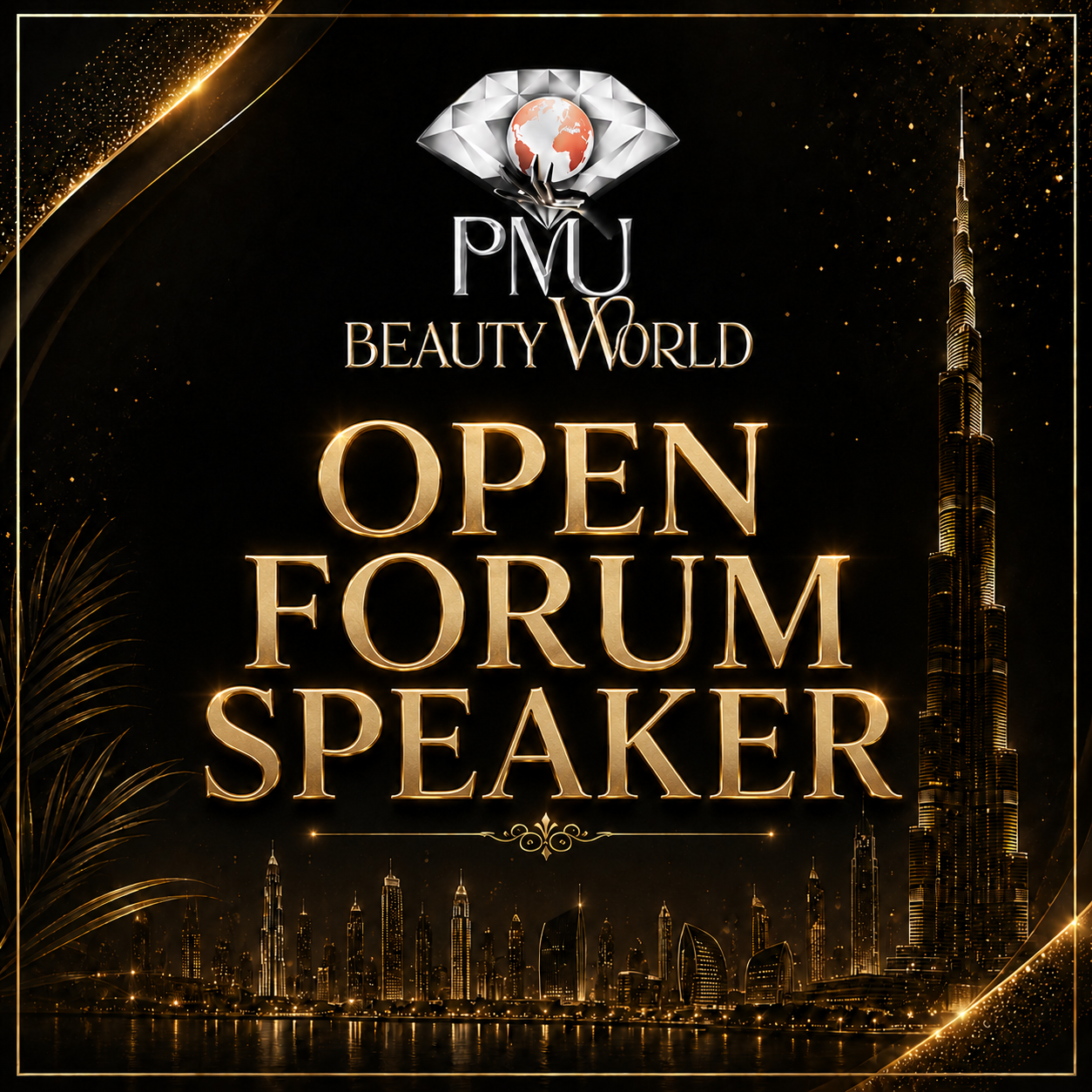 OPEN FORUM SPEAKER (EARLYBIRD)